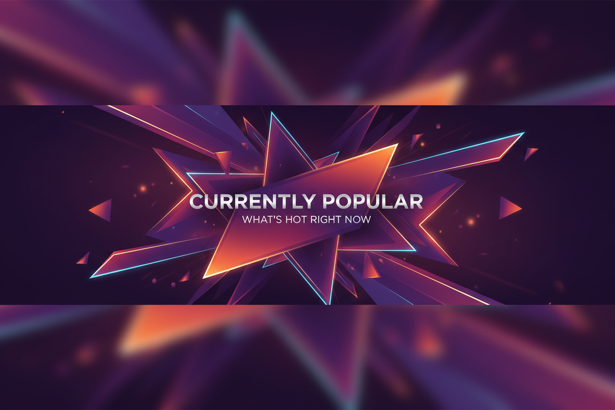 Currently Popular - Abstract Banner