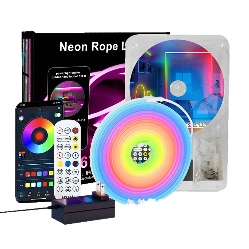 Smart Voice-Controlled Multicolor Neon Light Strip