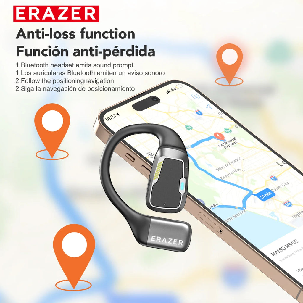 [AI Earphone]Translator  XP6 Bluetooth Earphones Sleep ASMR Headset DIY Equalizer APP AI Wireless Headphones Office Travel